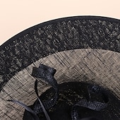 economico Fascinator-Fascinators copricapo per cappello derby del Kentucky con piume di lino