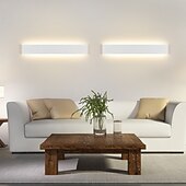billiga Inmonterade vägglampor-max 6w modern minimalistisk LED aluminium lampa sänglampa badrum spegel ljus direkt kreativ gånggång