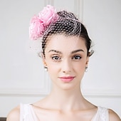 olcso Esküvői Fejdísz-Strassz / Selyem / Nettó Kentucky Derby Hat / Fejszalag / Virágok val vel Virág 1db Esküvő / Különleges alkalom / Hétköznapi Sisak