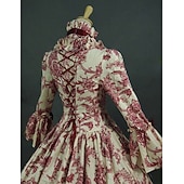 preiswerte Kleider-Rokoko Viktorianisch Cocktailkleid Lange Länge Kleid Partykostüm Maskerade Übergröße Normal Gedicht Übergrössen Ballkleid Kostüm Damen königlich Party Abschlussball Karneval von Venedig Kleid