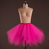 abordables Ropa de ballet-falda de ballet drapeado vestido de tutú para mujer adulto entrenamiento de disfraces poliéster caído