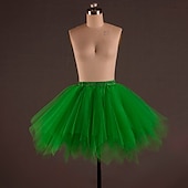 abordables Ropa de ballet-falda de ballet drapeado vestido de tutú para mujer adulto entrenamiento de disfraces poliéster caído