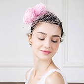 olcso Esküvői Fejdísz-Strassz / Selyem / Nettó Kentucky Derby Hat / Fejszalag / Virágok val vel Virág 1db Esküvő / Különleges alkalom / Hétköznapi Sisak