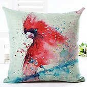 cheap Animal Style-Cushion Cover 1PC Soft Decorative Square Throw Pillow Cover Cushion Case Pillowcase for Sofa Bedroom  Superior Quality Mashine Washable Pack of 1 Faux Linen Cushion for Sofa Couch Bed Chair