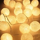 economico Striscie luci a batteria-2.5m Fili luminosi 20 LED Decorazione di nozze di Natale 110-220 V