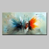 cheap Abstract Paintings-Oil Painting Handmade Hand Painted Wall Art Abstract Modern Home Decoration Décor Stretched Frame Ready to Hang 60*90cm