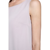 abordables Costumes-pantalons pour maman-Combinaison  Tailleur Mère de la Mariée Robe de Mariage Invitée Élégante Grande Taille Col Bateau Longueur au Sol Chiffon Sans Manches oui Wrap Inclus de Couleur Unie taille sur mesure gratuite