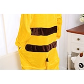 cheap Onesie Costumes-Adults&#039; Patchwork Halloween Props Holiday Jewelry Onesie Costume Carnival Costume Pika Pika Onesie Pajamas Kigurumi Pajamas Funny Costume For Men and Women Christmas Carnival New Year Cartoon