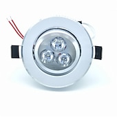 رخيصةأون مصابيح مخفية LED-5 قطع 3 W 300 lm 3 الخرز LED سهولة التثبيت في فجوة أضواء LED أبيض دافئ أبيض كول 220-240 V خزانة سقف المنزل / مكتب / بنفايات / CE