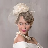 olcso Kalapok és fejdíszek-Selyem / Nettó Kentucky Derby Hat / Lenyűgözők / Kalap val vel 1 Esküvő / Különleges alkalom / Hétköznapi Sisak