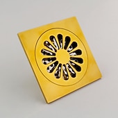 お買い得  排水口用品-磨かれた真鍮の埋め込まれた新古典主義の排水口 1 個 - ホテルのバス アクセサリー