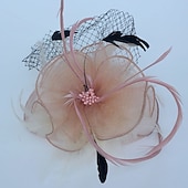 economico Fascinatori &amp; Cappelli-Elegante Derby Copricapo affascinante Gentildonna Costume Per donna Carnevale Feste Derby Ricevimento di matrimonio Adulti Fascinator Primavera &amp; Estate