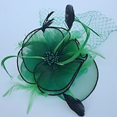 economico Fascinatori &amp; Cappelli-Elegante Derby Copricapo affascinante Gentildonna Costume Per donna Carnevale Feste Derby Ricevimento di matrimonio Adulti Fascinator Primavera &amp; Estate