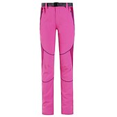 economico Fondi-Per donna Pantaloni da escursionismo Patchwork Estate Primavera Esterno Delicato sulla Pelle Resistente ai Raggi UV Asciugatura Rapida Leggero Pantaloni Nero / arancio Rosa Campeggio / Escursionismo