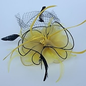 economico Fascinatori &amp; Cappelli-Elegante Derby Copricapo affascinante Gentildonna Costume Per donna Carnevale Feste Derby Ricevimento di matrimonio Adulti Fascinator Primavera &amp; Estate