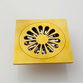 お買い得  排水口用品-磨かれた真鍮の埋め込まれた新古典主義の排水口 1 個 - ホテルのバス アクセサリー