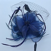 economico Fascinatori &amp; Cappelli-Elegante Derby Copricapo affascinante Gentildonna Costume Per donna Carnevale Feste Derby Ricevimento di matrimonio Adulti Fascinator Primavera &amp; Estate