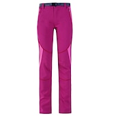 economico Fondi-Per donna Pantaloni da escursionismo Patchwork Estate Primavera Esterno Delicato sulla Pelle Resistente ai Raggi UV Asciugatura Rapida Leggero Pantaloni Nero / arancio Rosa Campeggio / Escursionismo