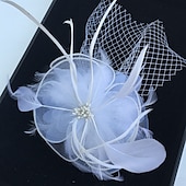 economico Fascinatori &amp; Cappelli-Elegante Derby Copricapo affascinante Gentildonna Costume Per donna Carnevale Feste Derby Ricevimento di matrimonio Adulti Fascinator Primavera &amp; Estate