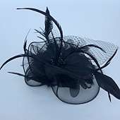 economico Fascinatori &amp; Cappelli-Elegante Derby Copricapo affascinante Gentildonna Costume Per donna Carnevale Feste Derby Ricevimento di matrimonio Adulti Fascinator Primavera &amp; Estate