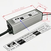 abordables Alimentations-zdm 1group 50w 4500lm a mené la lumière intégrée à la lampe de projet avec 50w 1500ma 10c5b a mené la source de courant à conducteur constant (sortie CC 22-40v)