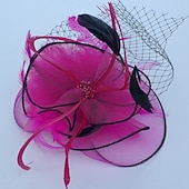 economico Fascinatori &amp; Cappelli-Elegante Derby Copricapo affascinante Gentildonna Costume Per donna Carnevale Feste Derby Ricevimento di matrimonio Adulti Fascinator Primavera &amp; Estate