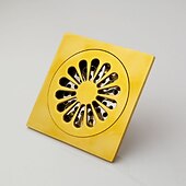 お買い得  排水口用品-磨かれた真鍮の埋め込まれた新古典主義の排水口 1 個 - ホテルのバス アクセサリー