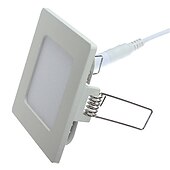 Χαμηλού Κόστους LED Χωνευτά Φωτιστικά-5 τεμ 3 W 15 LED χάντρες Εύκολη Εγκατάσταση Χωνευτό Χωνευτό Φως Φωτιστικό Πάνελ Θερμό Λευκό Ψυχρό Λευκό 85-265 V Εμπορική Σπίτι / Γραφείο Παιδικό Δωμάτιο / RoHs / CE