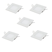 Χαμηλού Κόστους LED Χωνευτά Φωτιστικά-5 τεμ 3 W 15 LED χάντρες Εύκολη Εγκατάσταση Χωνευτό Χωνευτό Φως Φωτιστικό Πάνελ Θερμό Λευκό Ψυχρό Λευκό 85-265 V Εμπορική Σπίτι / Γραφείο Παιδικό Δωμάτιο / RoHs / CE