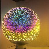 abordables Ampoules globe led-1pc 6 w ampoules globe led ampoules filament led 500 lm e26 / e27 g95 35 perles led intègrent led décorative étoilée 3d starburst multi-couleurs 85-265 v / rohs / certifié ce
