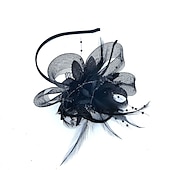 economico Fascinator-Fascinatori  Cappelli  Fasce per capelli in tulle  piume  rete con 1 pezzo Matrimonio  Occasione speciale  Copricapo per tea party per un&#039;ottima impressione Fascinatori del Derby Giornata di corsa