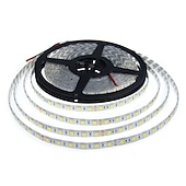 abordables Bandes lumineuses étanches-10m 32.8ft led bande lumière étanche rétro-éclairage vacances fête décor smd5050 600leds blanc chaud rouge jaune bleu vert dc 12v
