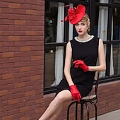 voordelige Fascinators &amp; Hoeden-polyester fascinators kentucky derbyhoed met veer 1pc herfst bruiloft / speciale gelegenheid / feest / avond hoofddeksel
