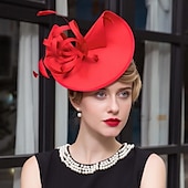 voordelige Fascinators &amp; Hoeden-polyester fascinators kentucky derbyhoed met veer 1pc herfst bruiloft / speciale gelegenheid / feest / avond hoofddeksel