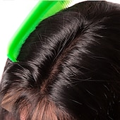 voordelige Pruiken van echt haar, met kanten voorzijde-Echt haar 4x13 Sluiting Pruik Bobkapsel Kardashian Recht Pruik 130% Haardichtheid met babyhaar Natuurlijke haarlijn Voor donkere huidskleur Voor Dames Kort Kanten pruiken van echt mensenhaar