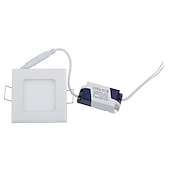 Χαμηλού Κόστους LED Χωνευτά Φωτιστικά-5 τεμ 3 W 15 LED χάντρες Εύκολη Εγκατάσταση Χωνευτό Χωνευτό Φως Φωτιστικό Πάνελ Θερμό Λευκό Ψυχρό Λευκό 85-265 V Εμπορική Σπίτι / Γραφείο Παιδικό Δωμάτιο / RoHs / CE