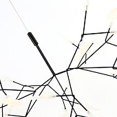 ieftine Design Sputnik-51 cm Candelabre Metal Sputnik Pictate finisaje 110-120V 220-240V