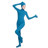 cheap Matte-Zentai Suits Catsuit Skin Suit Carnival Costume Full Body Suit Kings Day All Solid Color Lycra® Costume for Party Stage Kid&#039;s Adults&#039;