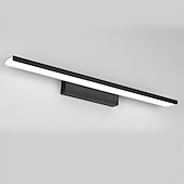 billiga Vanitylampor-led spegellampa 81cm modern/modern stil badrumslampor aluminium borstat material skåp vägglampor sminkbelysning sminklampa sminklampa minimalistisk 110-120/110-120v 32w