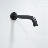 economico Da muro-rubinetto del lavandino del bagno a parete, rubinetti da bagno monoforo in bronzo lucidato a olio nero retrò in bronzo