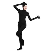 cheap Matte-Zentai Suits Catsuit Skin Suit Carnival Costume Full Body Suit Kings Day All Solid Color Lycra® Costume for Party Stage Kid&#039;s Adults&#039;
