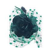 economico Fascinator-Fascinatori  Cappelli  Copricapi con floreale 1PC Occasione speciale  Ladies Day  Copricapo Melbourne Cup per un&#039;ottima impressione Fascinatori del Derby Giornata di corsa Vestito 2025