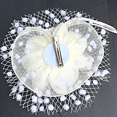 economico Fascinator-Fascinatori  Cappelli  Copricapi con floreale 1PC Occasione speciale  Ladies Day  Copricapo Melbourne Cup per un&#039;ottima impressione Fascinatori del Derby Giornata di corsa Vestito 2025