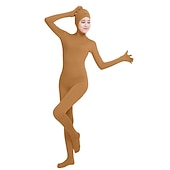 cheap Matte-Zentai Suits Catsuit Skin Suit Carnival Costume Full Body Suit Kings Day All Solid Color Lycra® Costume for Party Stage Kid&#039;s Adults&#039;