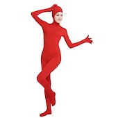 cheap Matte-Zentai Suits Catsuit Skin Suit Carnival Costume Full Body Suit Kings Day All Solid Color Lycra® Costume for Party Stage Kid&#039;s Adults&#039;