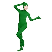cheap Matte-Zentai Suits Catsuit Skin Suit Carnival Costume Full Body Suit Kings Day All Solid Color Lycra® Costume for Party Stage Kid&#039;s Adults&#039;