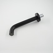 economico Da muro-rubinetto del lavandino del bagno a parete, rubinetti da bagno monoforo in bronzo lucidato a olio nero retrò in bronzo