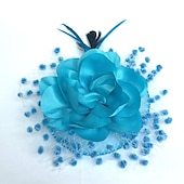 economico Fascinator-Fascinatori  Cappelli  Copricapi con floreale 1PC Occasione speciale  Ladies Day  Copricapo Melbourne Cup per un&#039;ottima impressione Fascinatori del Derby Giornata di corsa Vestito 2025