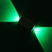 levne Nástěnná svítidla montovaná-lightinthebox 2-světle led novinka nástěnná svítidla moderní luxusní nástěnné svítidla kovové kvádrové nástěnné svítidlo 85-265v 2w