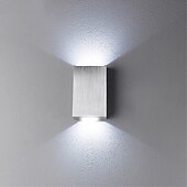 levne Nástěnná svítidla montovaná-lightinthebox 2-světle led novinka nástěnná svítidla moderní luxusní nástěnné svítidla kovové kvádrové nástěnné svítidlo 85-265v 2w